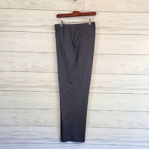 Perry Ellis Portfolio Flex Stretch Trousers In Grey Mens 36" X 32"